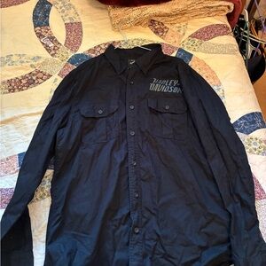Harley-Davidson Black Lightweight Shirt Jacket